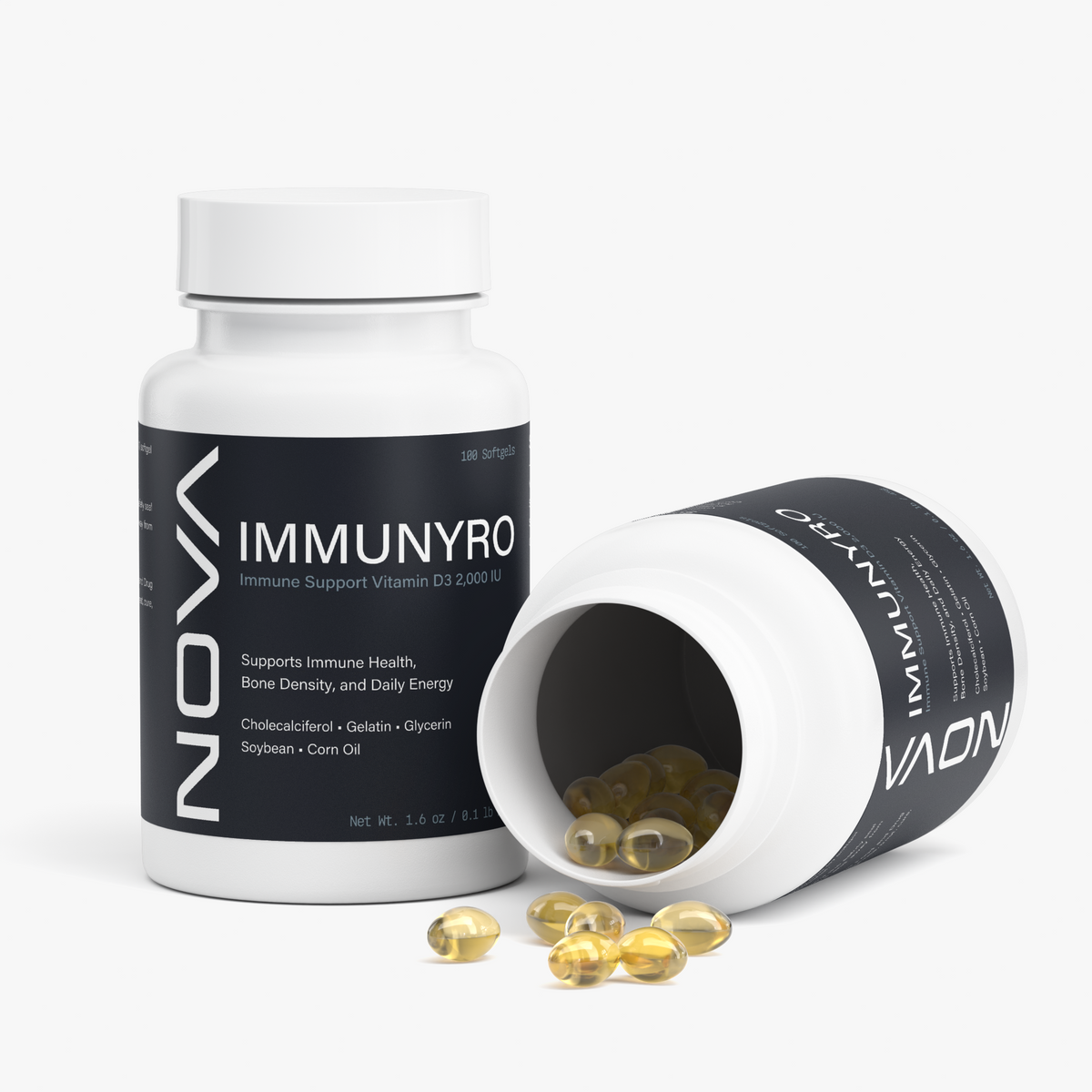 IMMUNYRO - A Vitamin D3 Immune, Bone & Energy Support