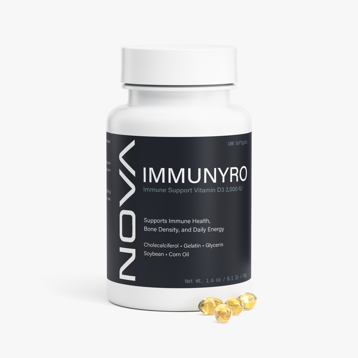 IMMUNYRO - A Vitamin D3 Immune, Bone & Energy Support