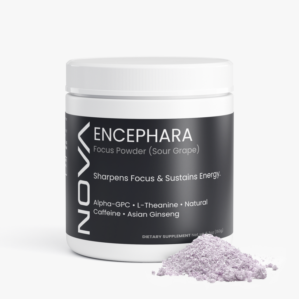 ENCEPHARA - Focus Powder for Mental Clarity & Sustained Energy