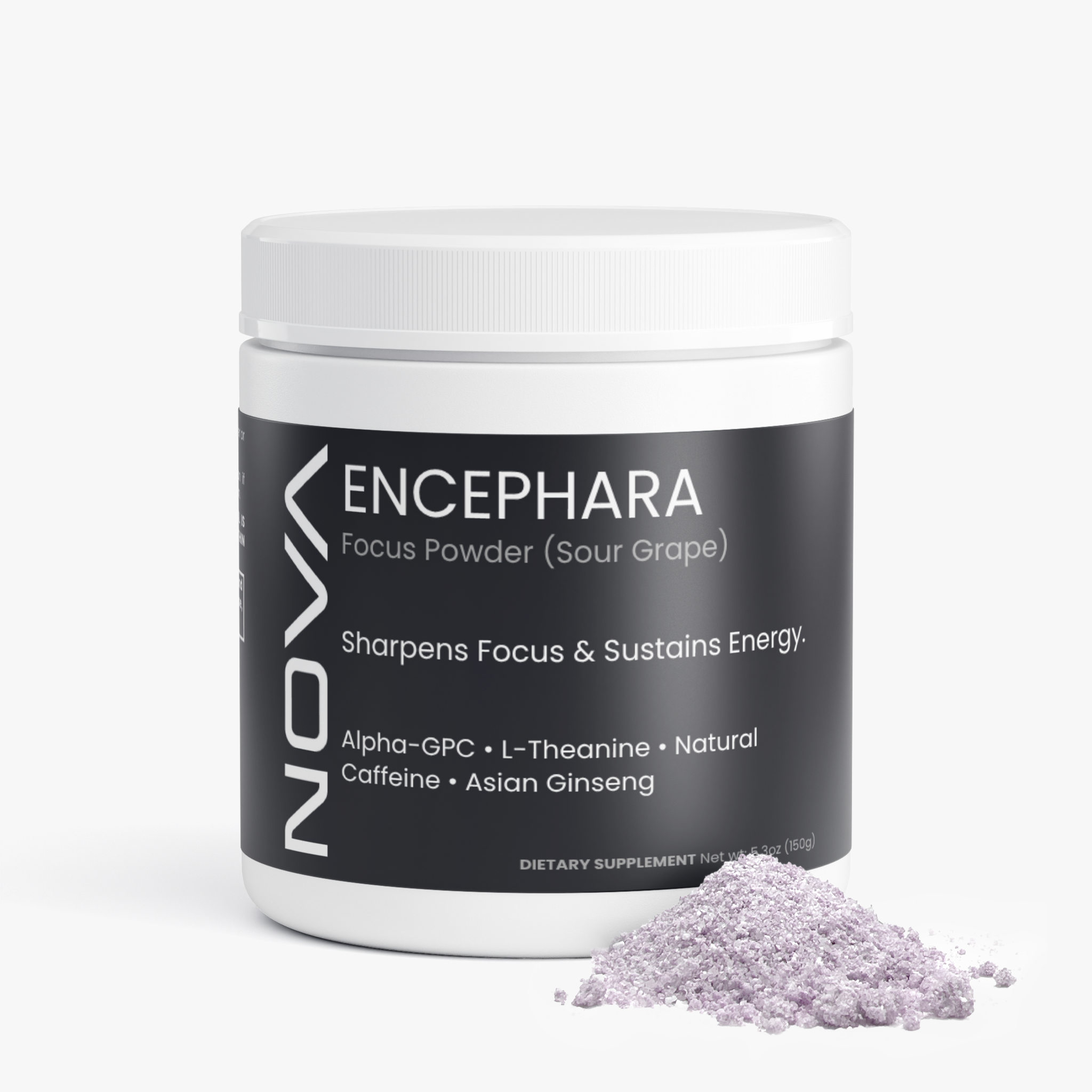 ENCEPHARA - Focus Powder for Mental Clarity & Sustained Energy