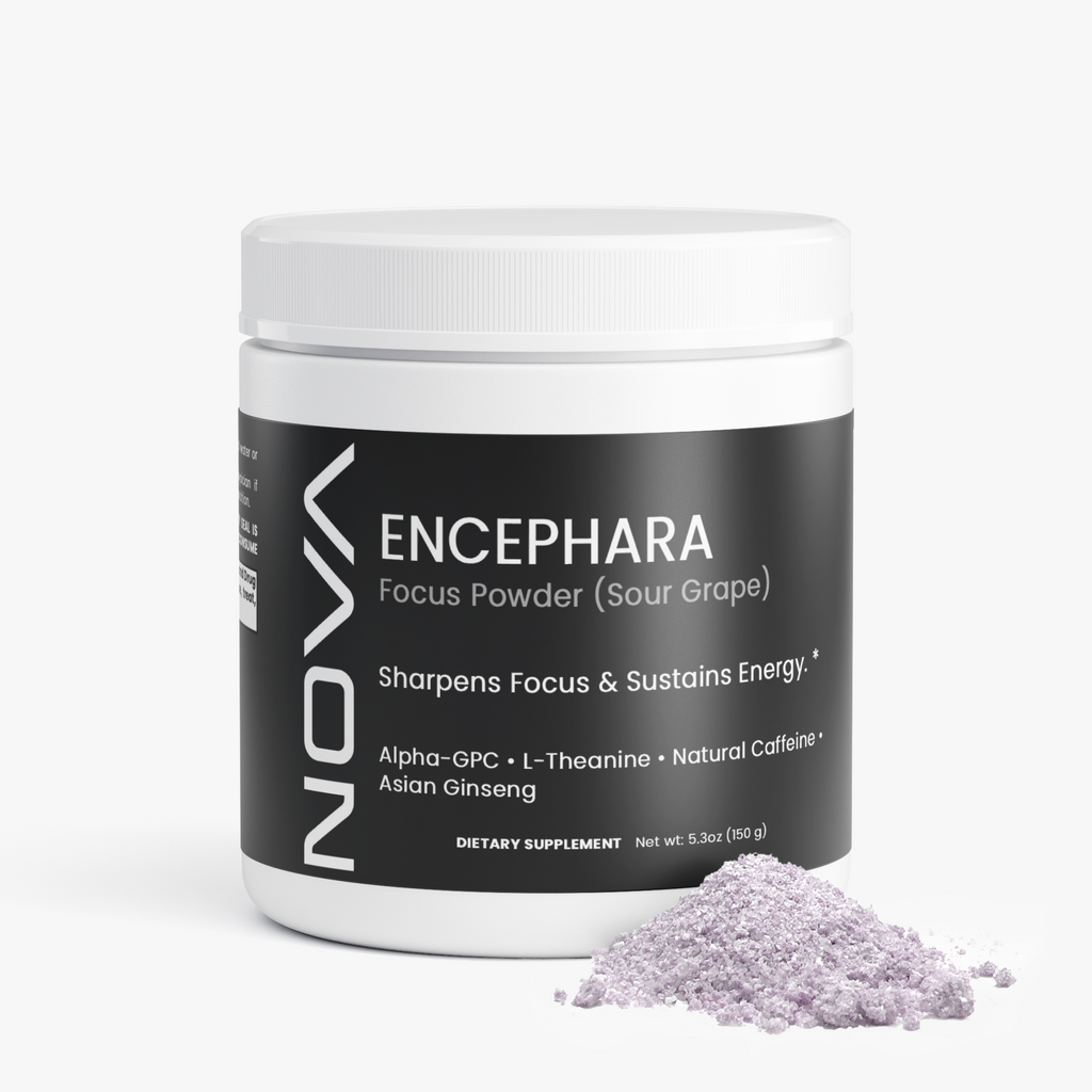 ENCEPHARA - Focus Powder for Mental Clarity & Sustained Energy